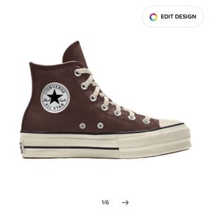 UNISEX CONVERSE ALL STAR PLATFORM BROWN